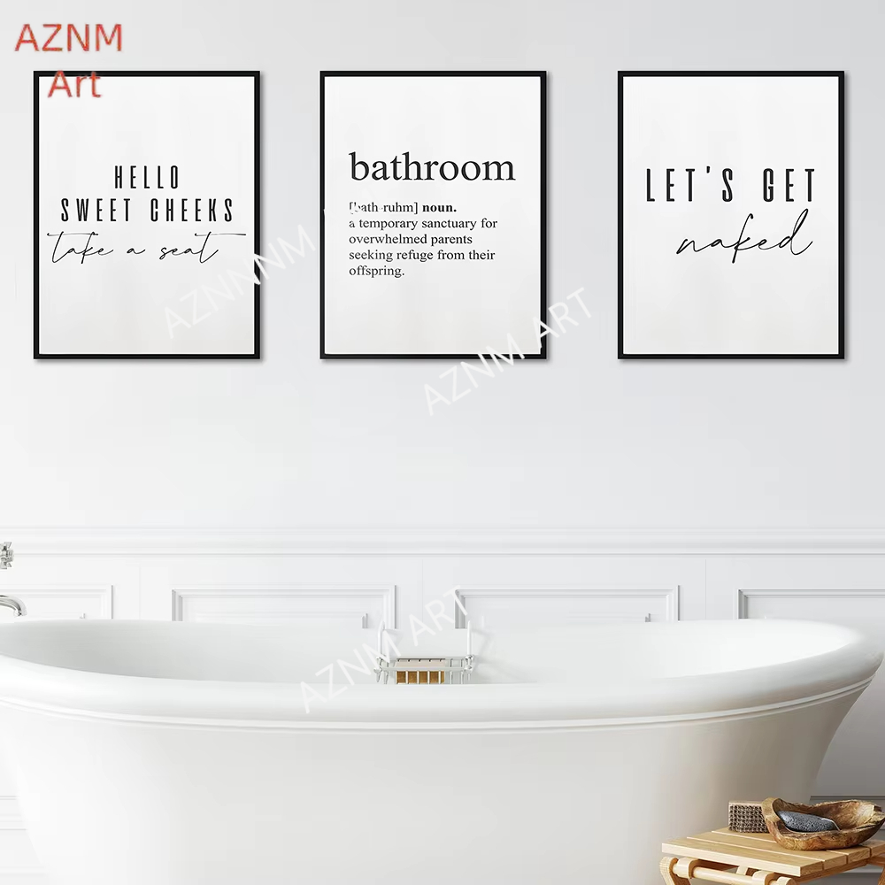 Home Bathroom Quotes - Hello Sweet Cheeks Take A Seat