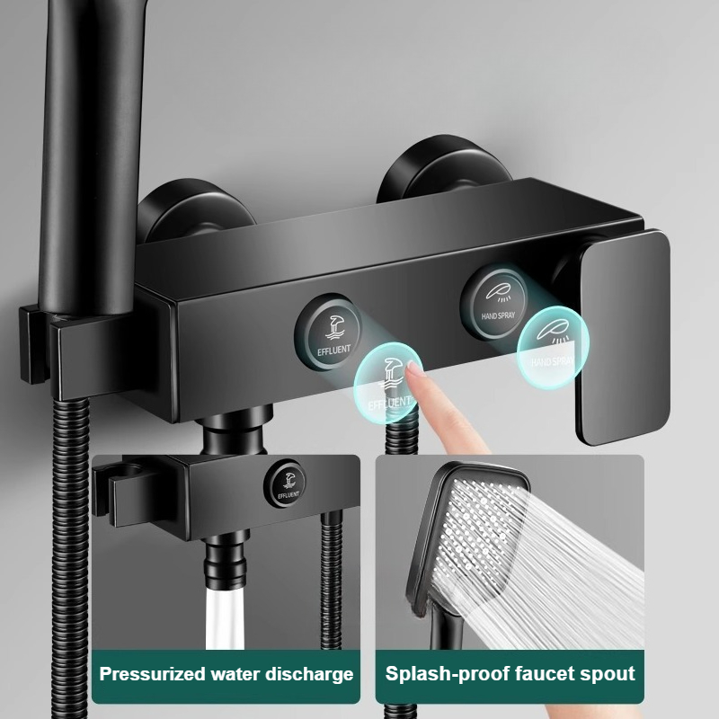 Home Bathroom Taps - Wall Mounted Hot and Cold Water