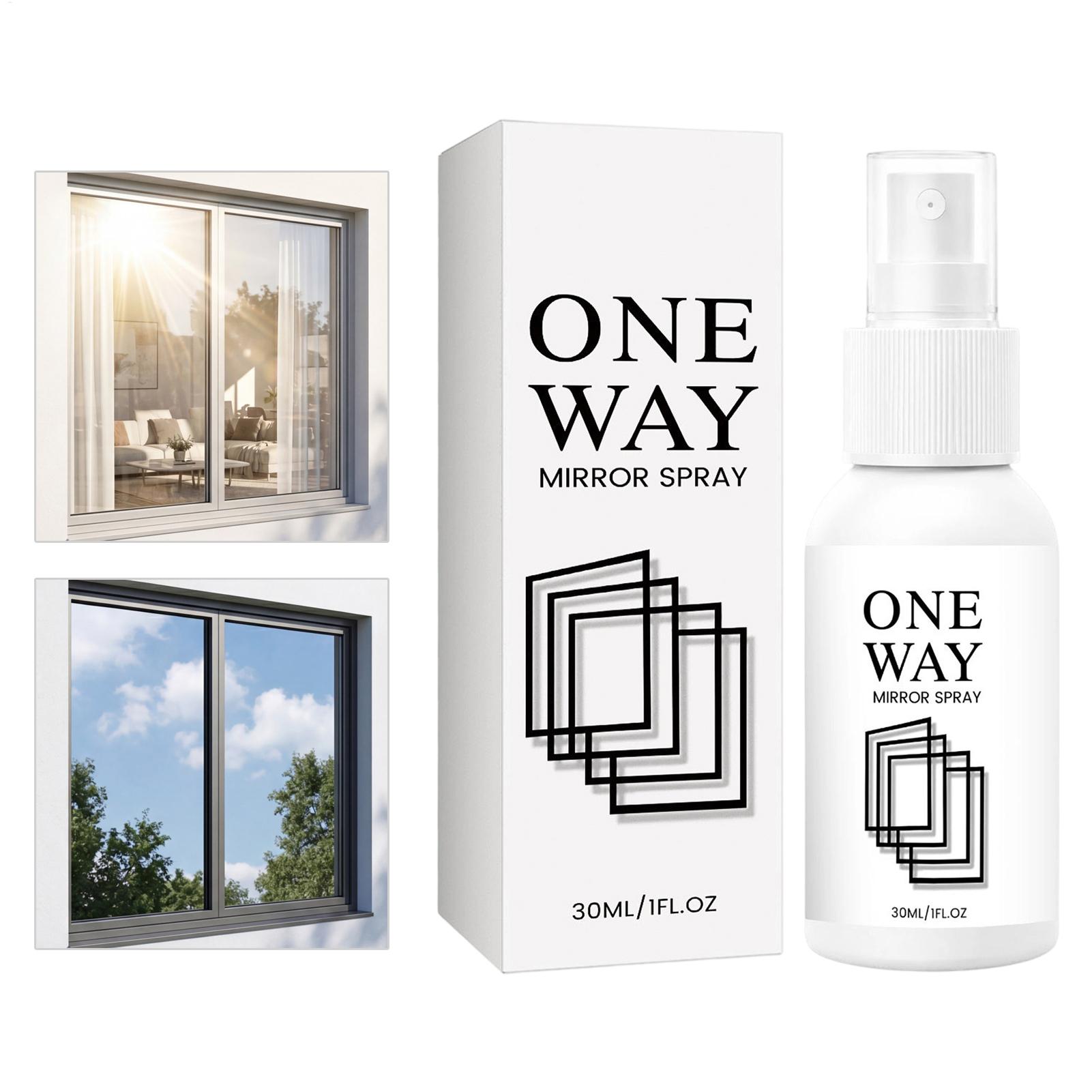 Home Bathroom Window Tint - Glass Cleaner Spray Instant Anti-Glare Coating