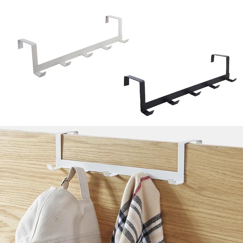 Hooks Over The Door 5 Hooks Ho - Home Creation Bathroom ulasan dan harga