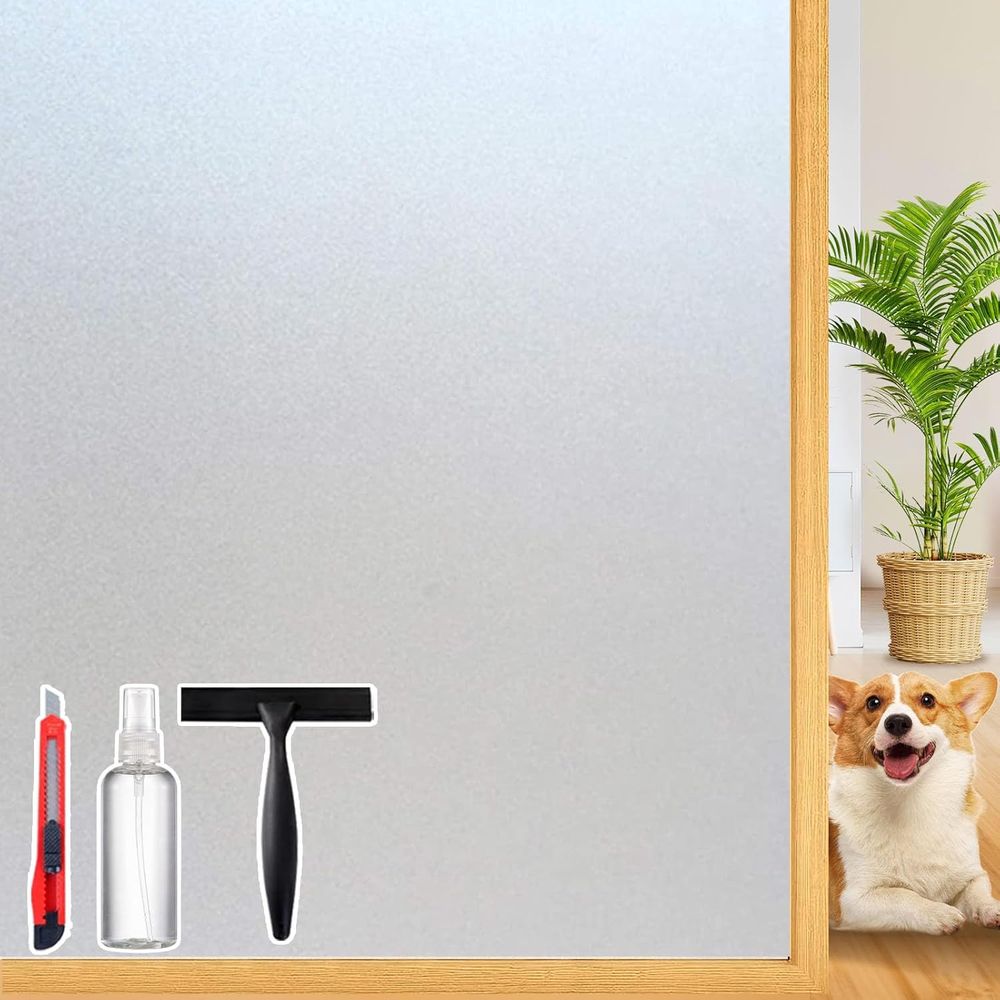 Rosted Glass Window Privacy Fi - Home Bathroom Window Tint ulasan dan harga
