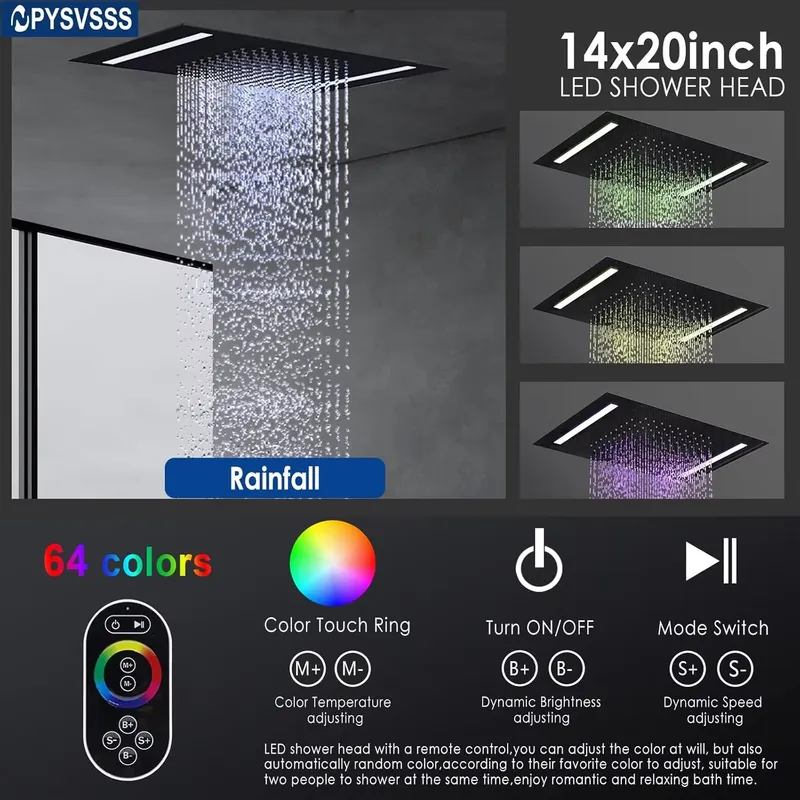 Dual Rain Shower Head System F - Shower Head Rain ulasan dan harga