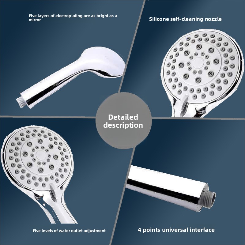 High Pressure Shower Head with - Home Bathroom Upgrades ulasan dan harga