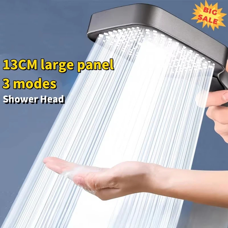 Large Panel Shower Head 13cm H - Home Bathroom Upgrades ulasan dan harga