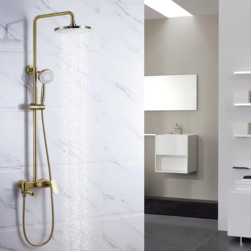 Contemporary Brass Single-Hand - Shower Head Rain ulasan dan harga