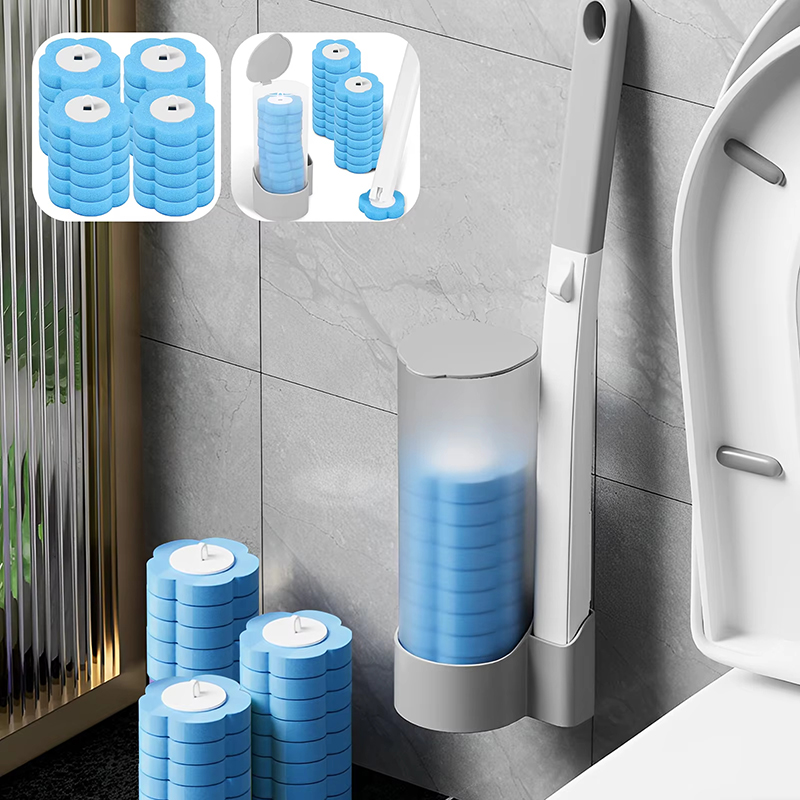 12/18Pcs Toilet Brush With Dis - Home Bathroom Upgrades ulasan dan harga