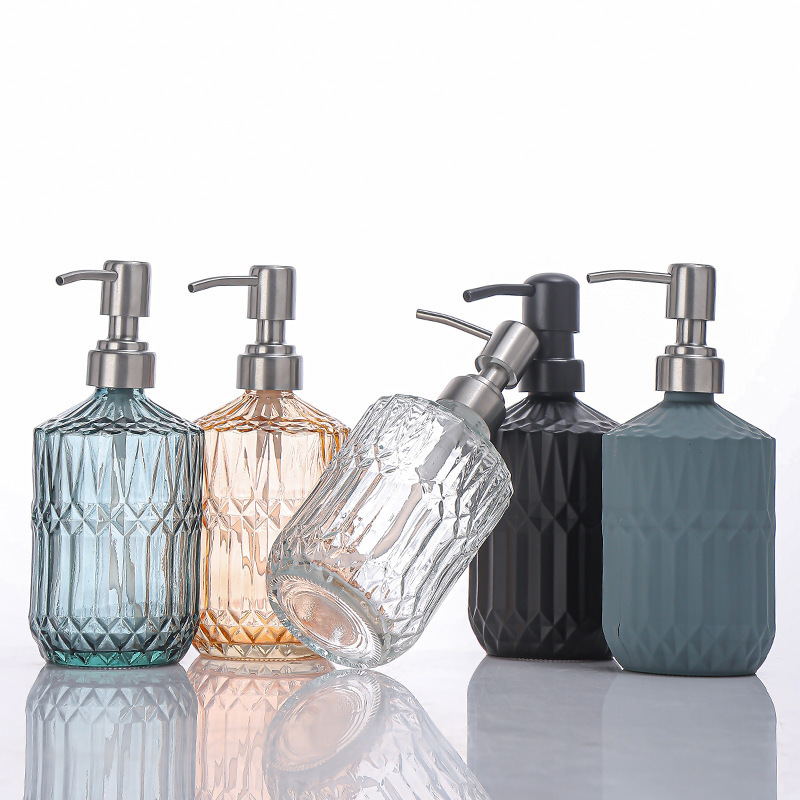 400ML Manual Liquid Soap Dispe - Glass Soap Dish ulasan dan harga