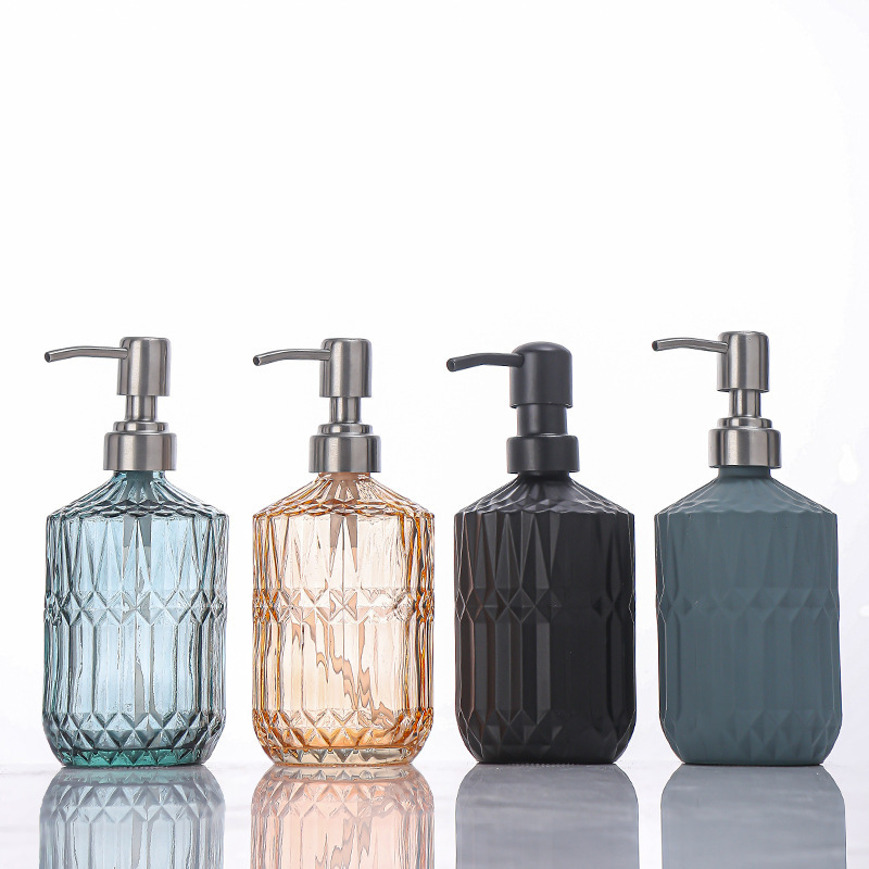 400ML Manual Liquid Soap Dispe - Glass Soap Dish ulasan dan harga