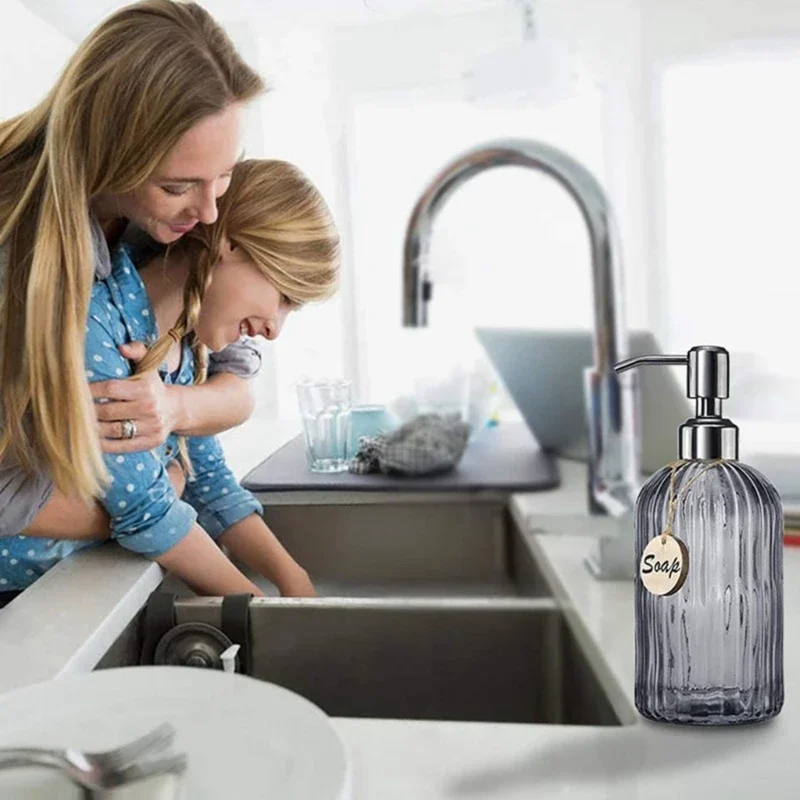 Soap Dispenser Bathroom Clear  - Glass Soap Dish ulasan dan harga
