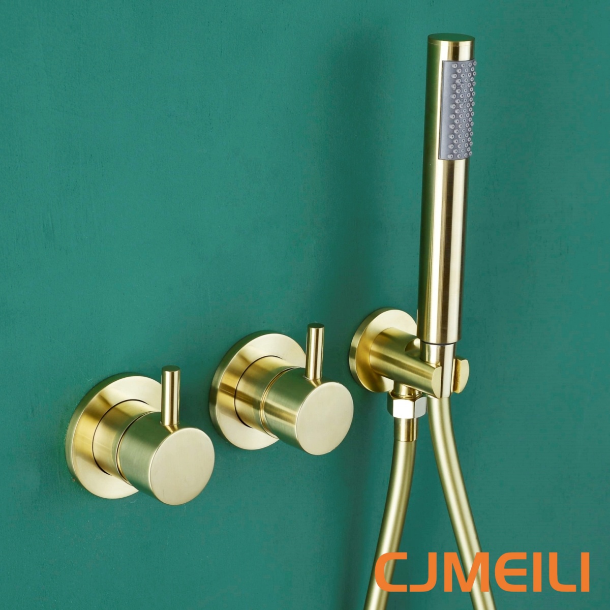 Brushed Gold Concealed Shower  - Shower Head Rain ulasan dan harga