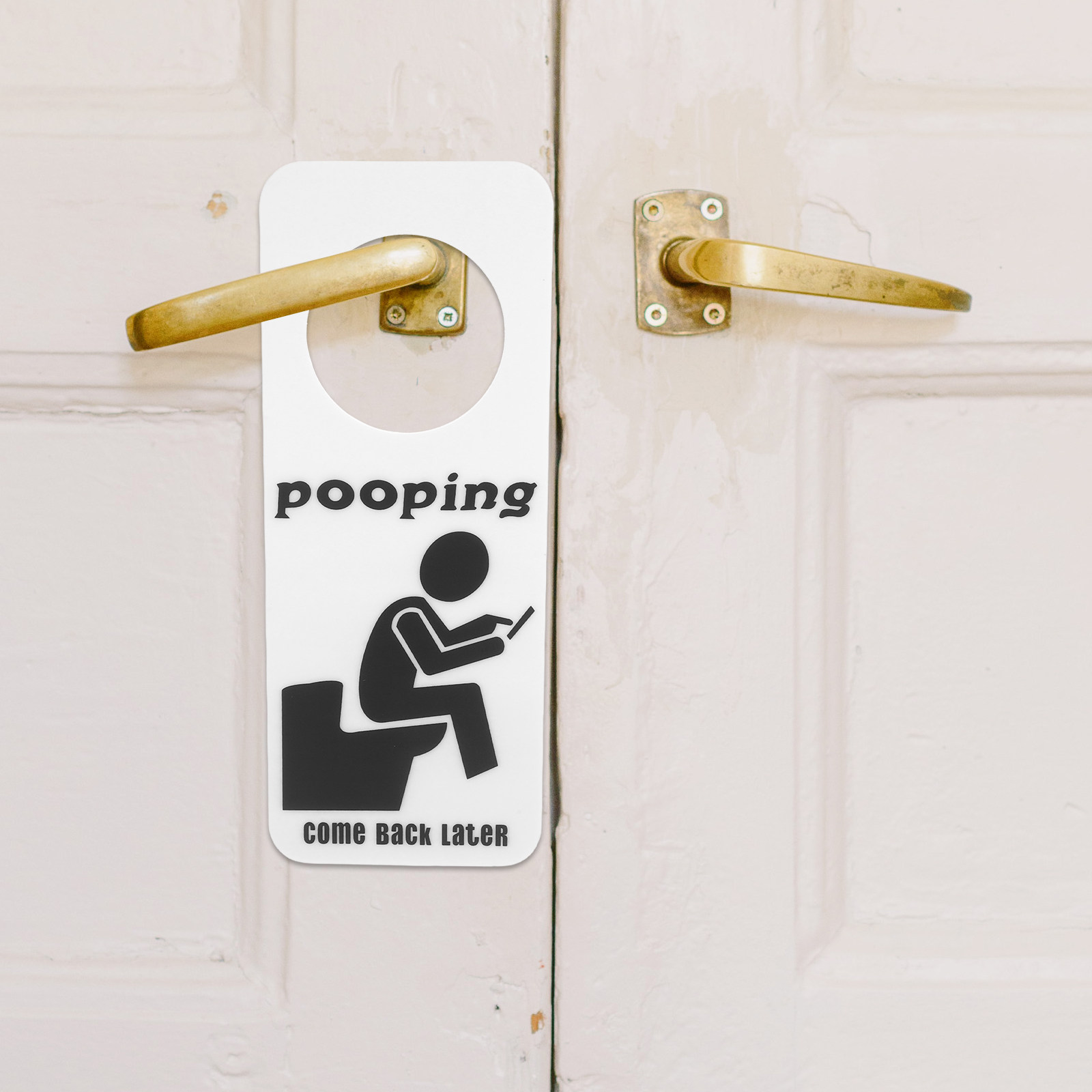 Funny Bathroom Hanging Door Si - Home Bathroom Occupied Sign ulasan dan harga