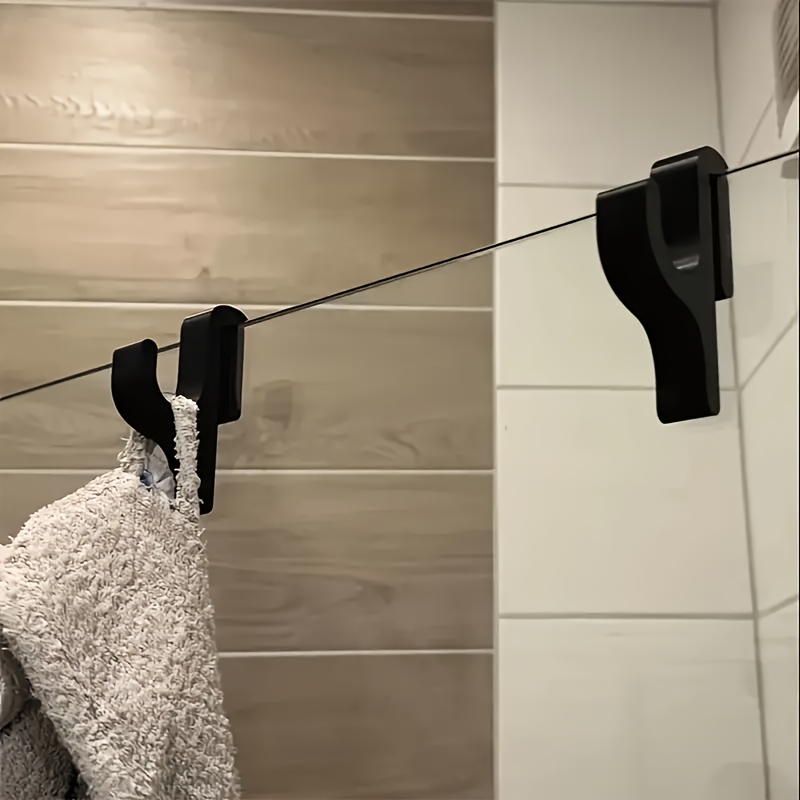Set of 2Pcs White/2Pcs Black,  - Home Essentials Bathroom Rack ulasan dan harga