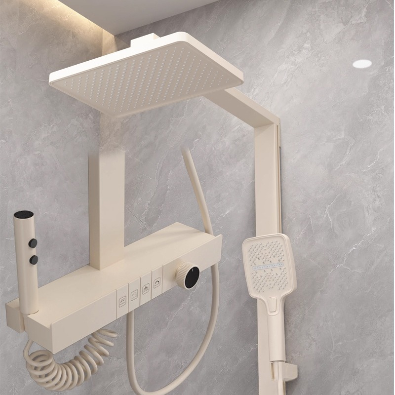 Digital Shower Head Set Pressu - Home Bathroom Set ulasan dan harga