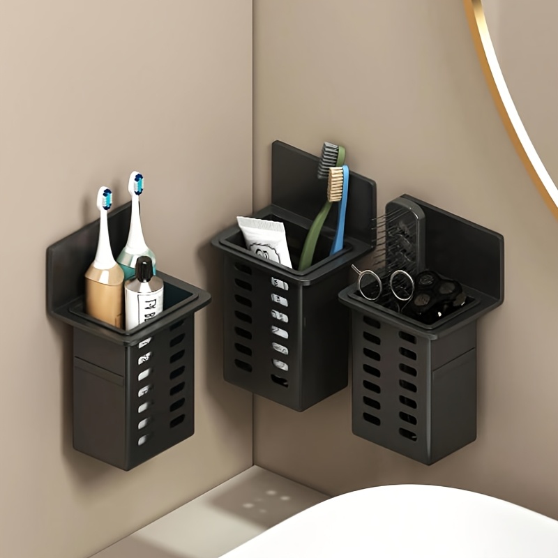 1/2 piece set of plastic wall- - Home Essentials Bathroom Rack ulasan dan harga