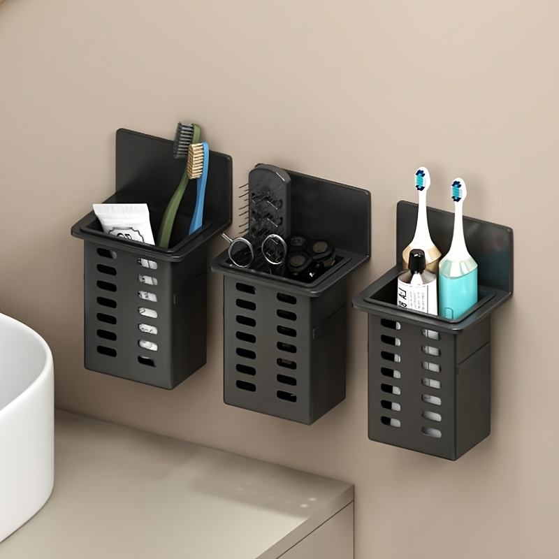 1/2 piece set of plastic wall- - Home Essentials Bathroom Rack ulasan dan harga