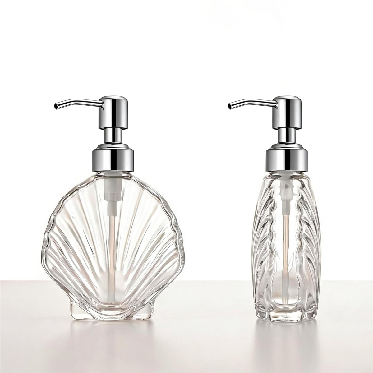 Decorative Seashell Glass Soap - Glass Soap Dish ulasan dan harga
