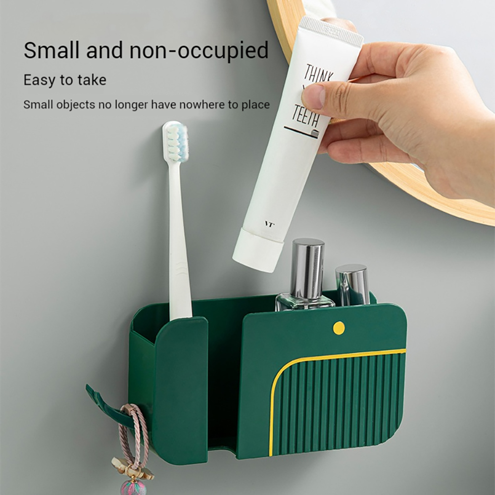 Punch-Free Retro Wall Storage  - Home Essentials Bathroom Rack ulasan dan harga