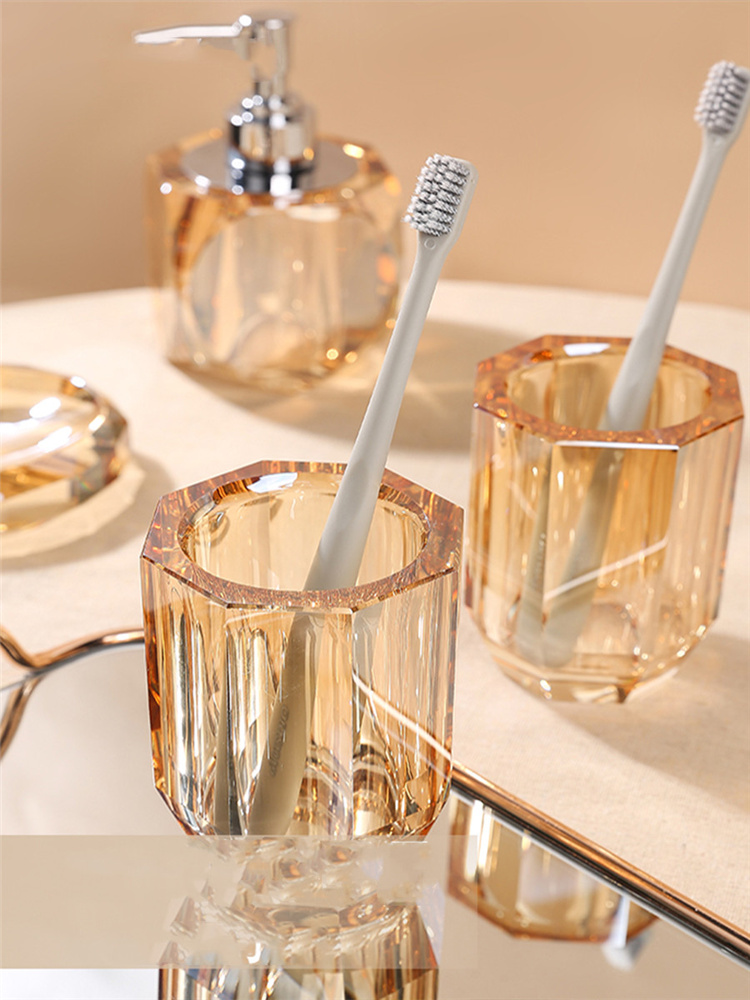 Bathroom Set Crystal Glass Liq - Glass Soap Dish ulasan dan harga