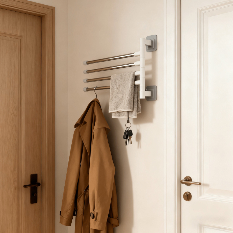 Modern Minimalist Floating Tow - Home Essentials Bathroom Rack ulasan dan harga