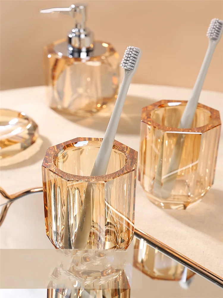 Bathroom Set Crystal Glass Liq - Glass Soap Dish ulasan dan harga