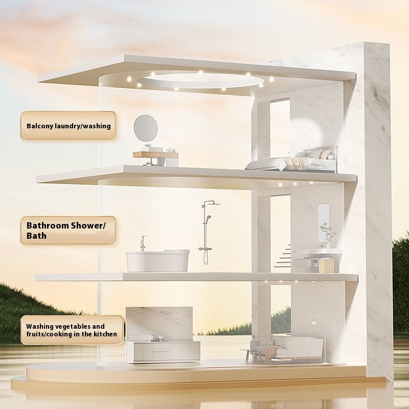 Pre-shower head, shower set fo - Home Bathroom Set ulasan dan harga
