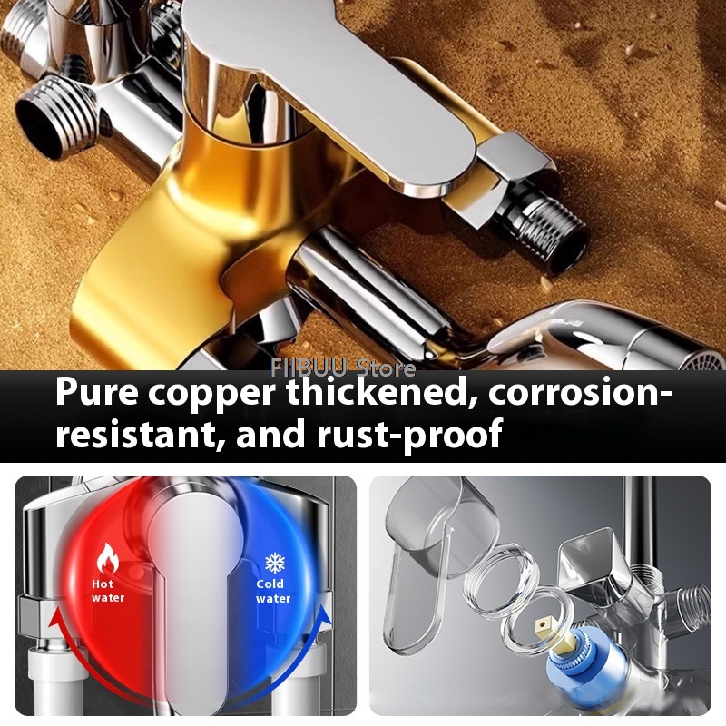 High Pressurized Shower System - Shower Head Rain ulasan dan harga