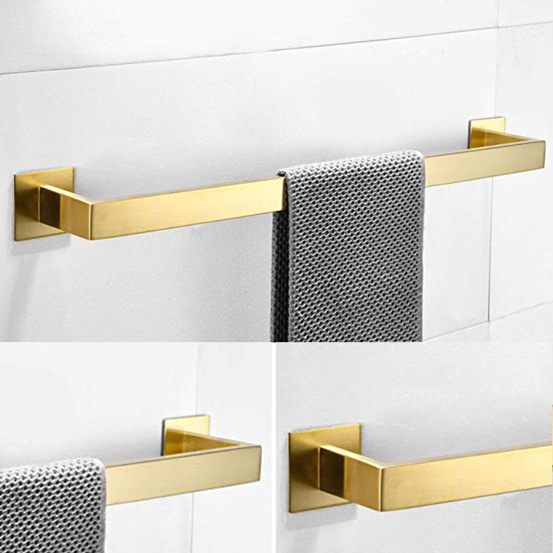 304 Stainless Steel 4-Piece Go - Home Bathroom Set ulasan dan harga