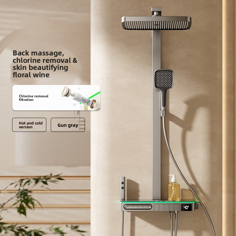 Smart Digital Display Dechlori - Home Bathroom Set ulasan dan harga