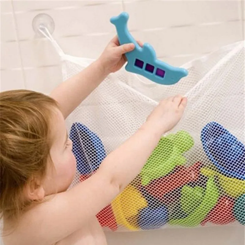 Baby Bathroom Mesh Bath Bag Ki - Home Goods Bathroom Storage ulasan dan harga