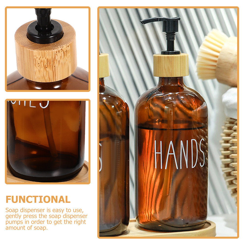 500Ml Refillable Glass Soap Di - Glass Soap Dish ulasan dan harga