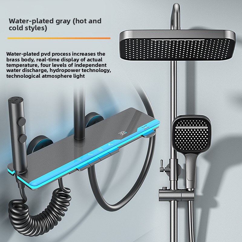 Smart Digital Display Thermost - Home Bathroom Set ulasan dan harga