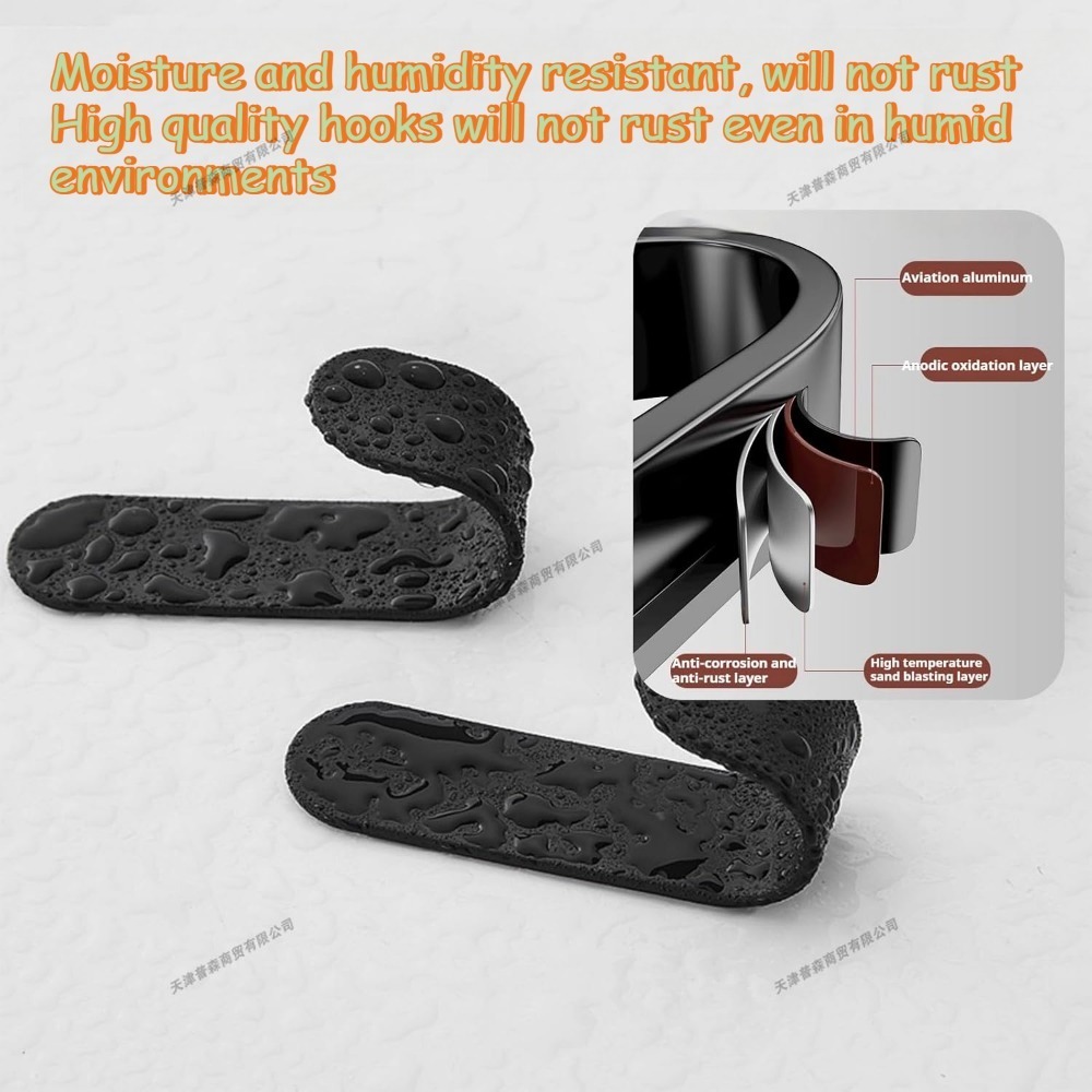 Punch-Free Adhesive Wall Hook  - Home Goods Bathroom Storage ulasan dan harga