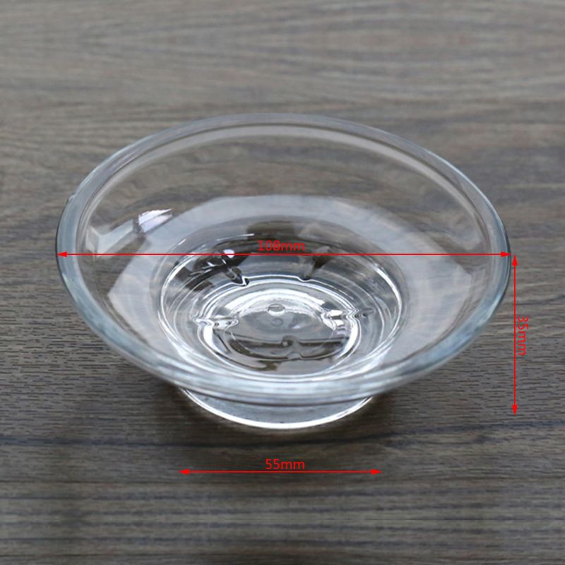 2025 New Soap Dish Round Glass - Glass Soap Dish ulasan dan harga