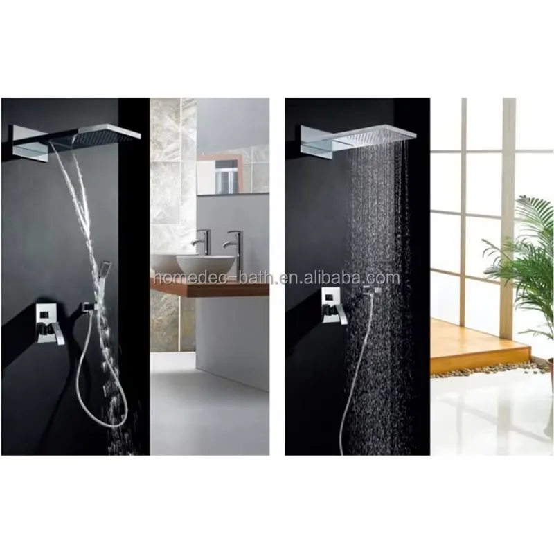 Rain Waterfall Mist Wall Mount - Shower Head Rain ulasan dan harga
