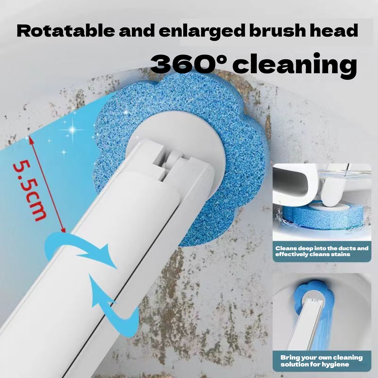 18/36Pcs Toilet Brush With Dis - Home Bathroom Upgrades ulasan dan harga