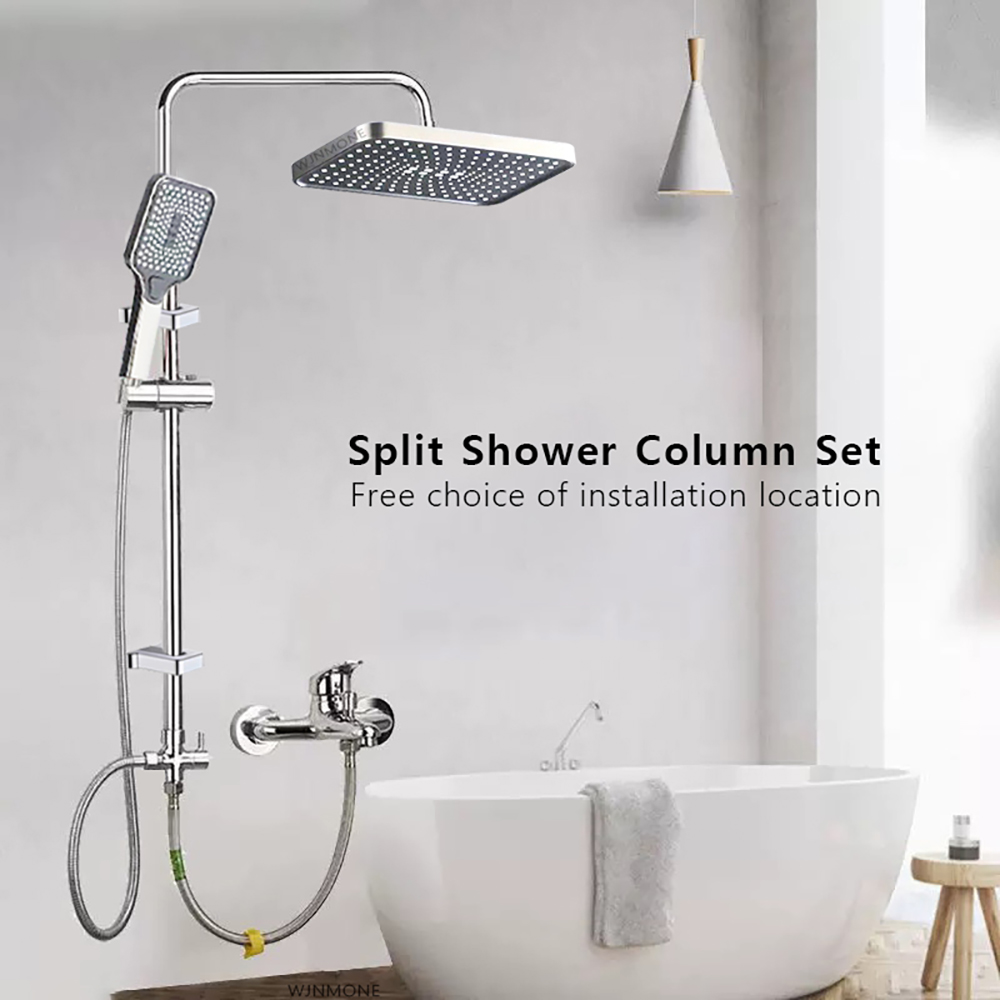 Split Shower Column Set Bathro - Home Bathroom Taps ulasan dan harga