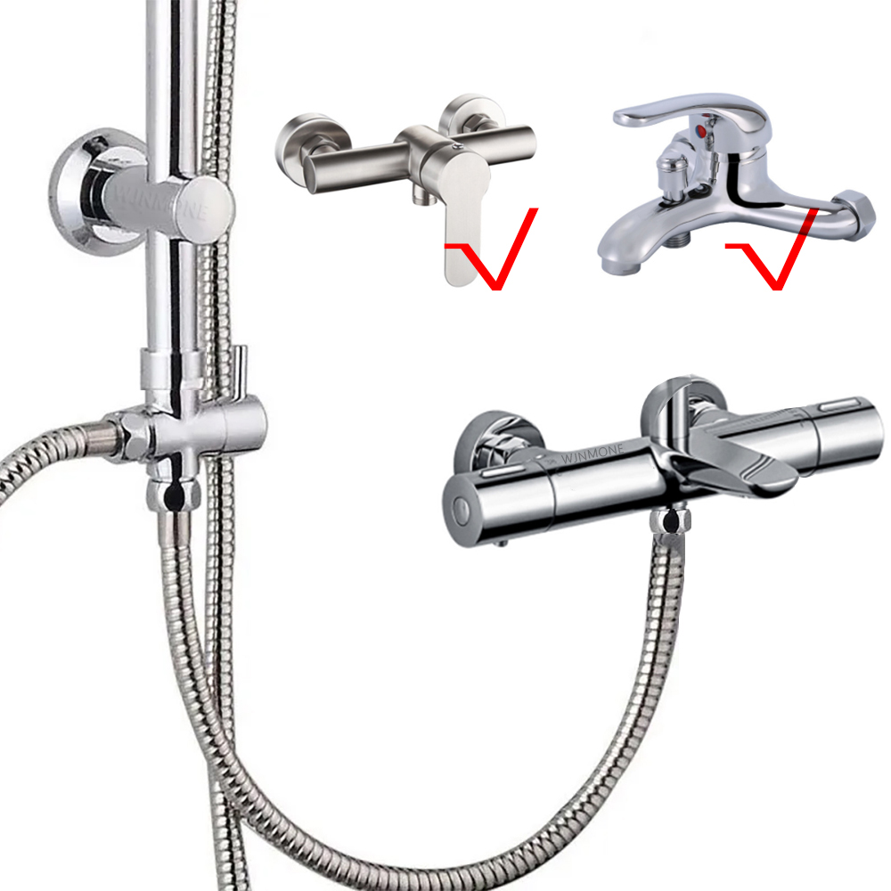 Split Shower Column Set Bathro - Home Bathroom Taps ulasan dan harga