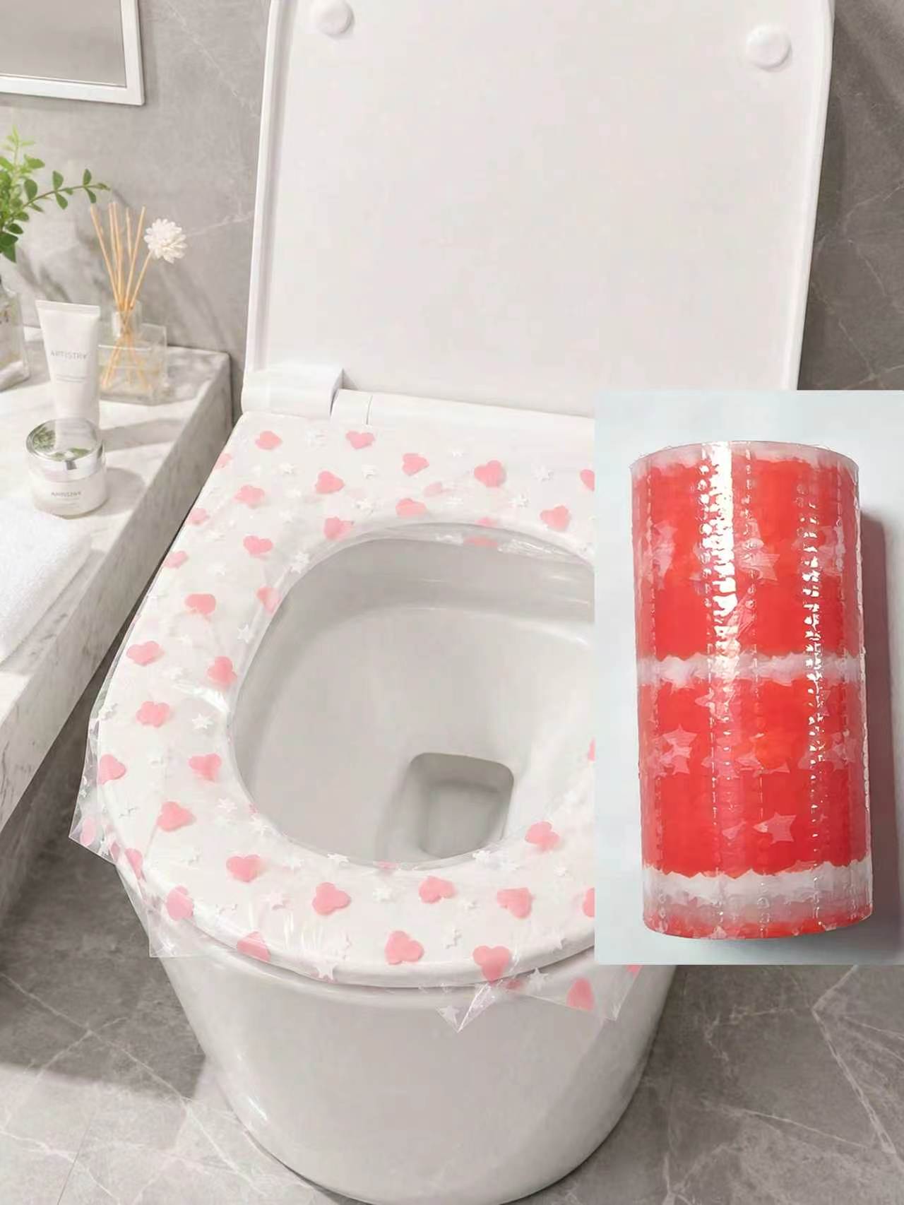 133pcs/roll disposable toilet  - Home Creation Bathroom ulasan dan harga