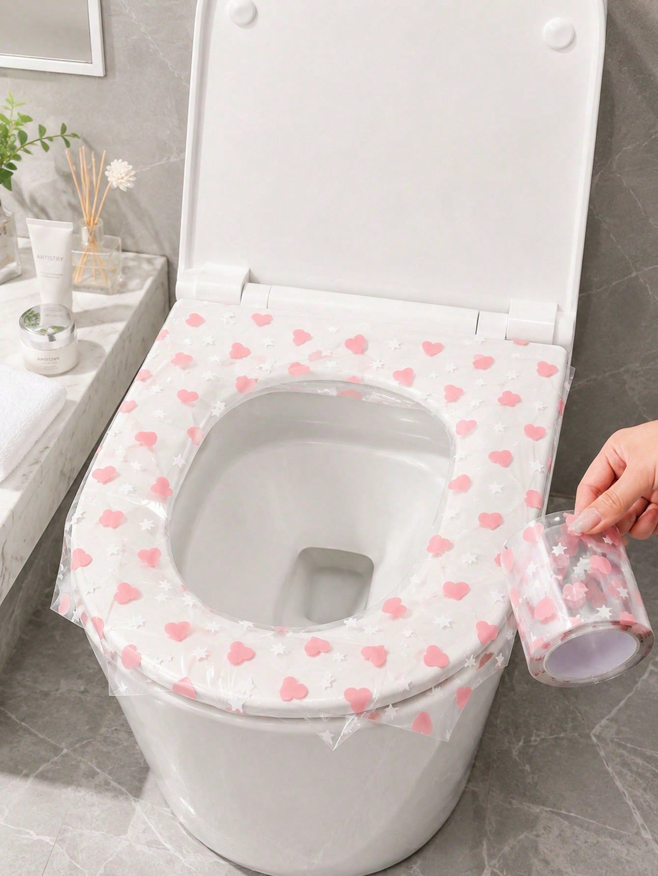 133pcs/roll disposable toilet  - Home Creation Bathroom ulasan dan harga