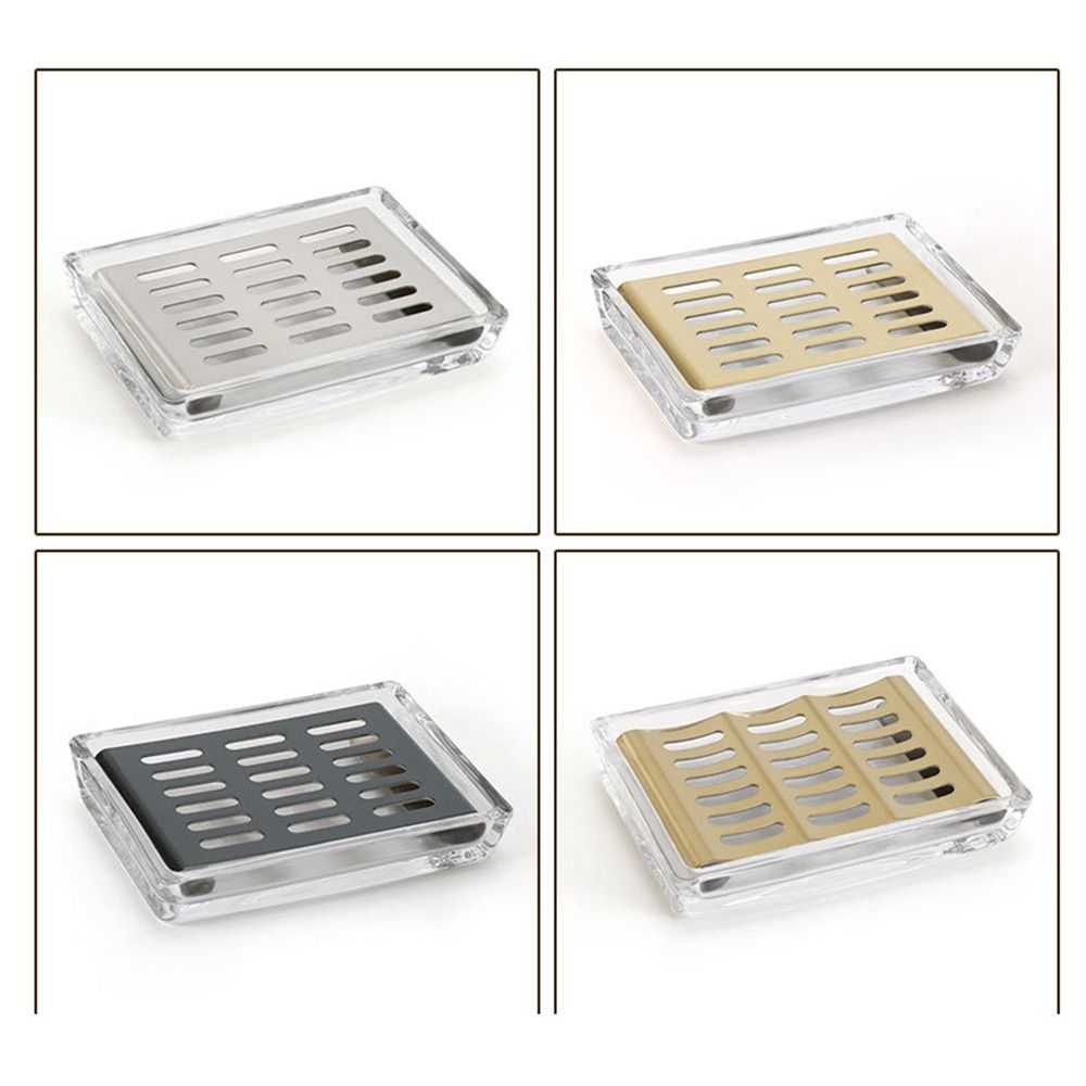 Light Luxury Stainless Steel G - Glass Soap Dish ulasan dan harga
