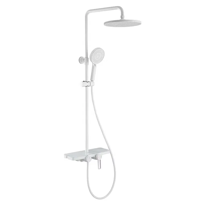 Gray Square Thermostatic Polis - Shower Head Rain ulasan dan harga