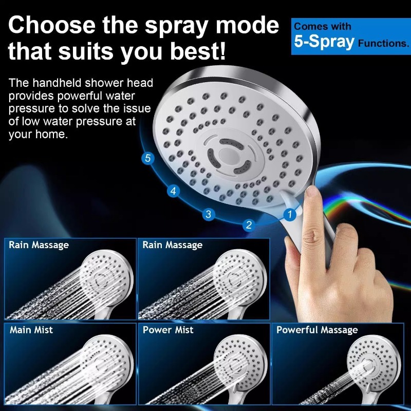 Stainless Steel Rain Shower He - Shower Head Rain ulasan dan harga