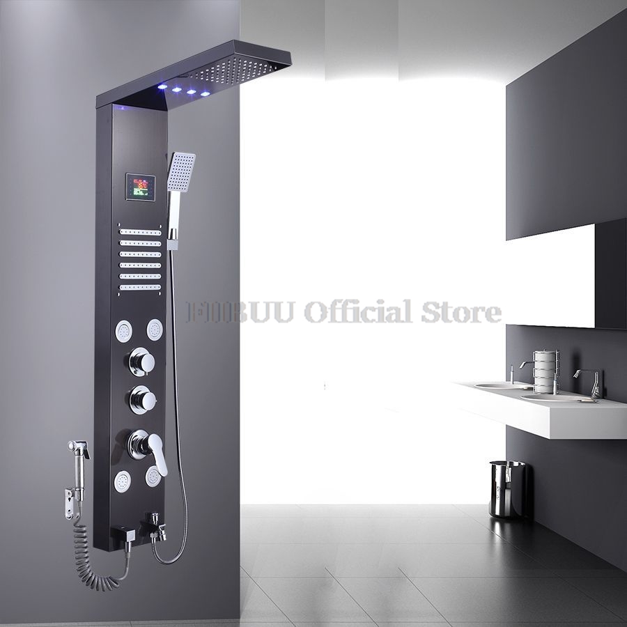 Luxury Shower Smart Shower Sys - Shower Head Rain ulasan dan harga