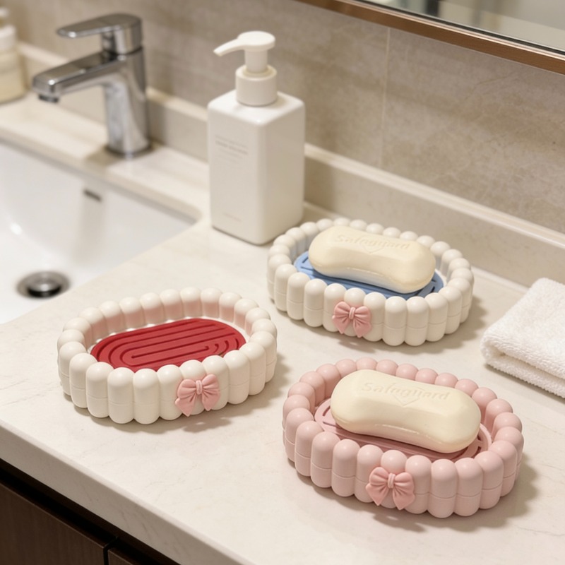 Home Bathroom Drain Soap Box,  - Home Essentials Bathroom Rack ulasan dan harga