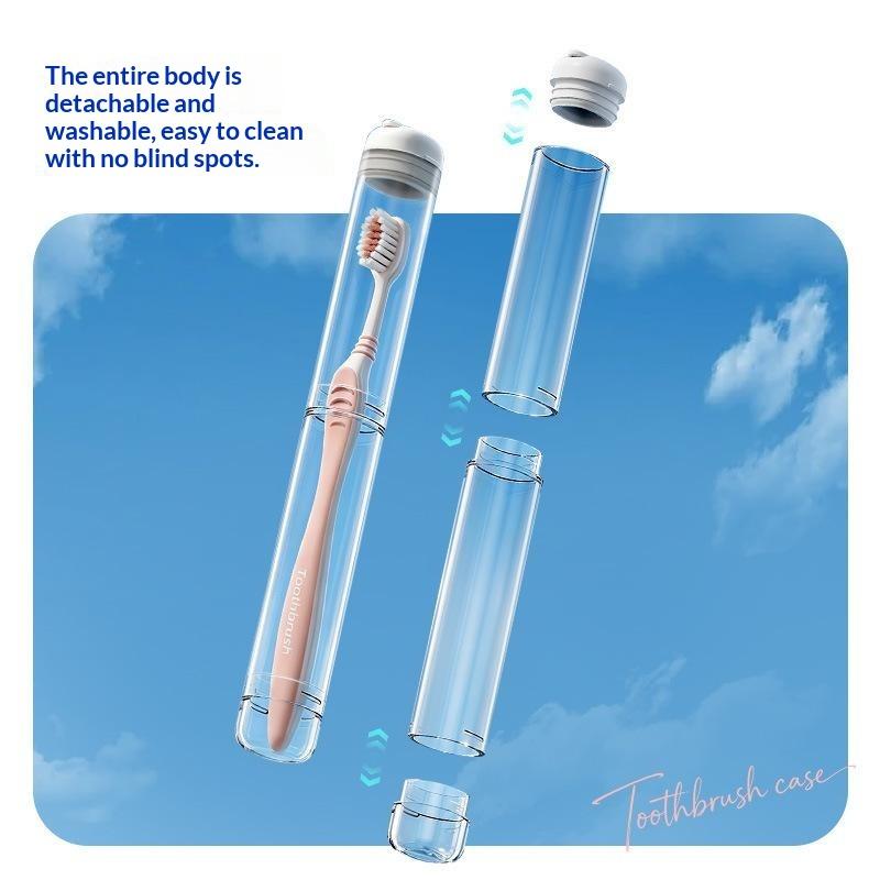 Portable Toothbrush Holder Box - Home Goods Bathroom Storage ulasan dan harga