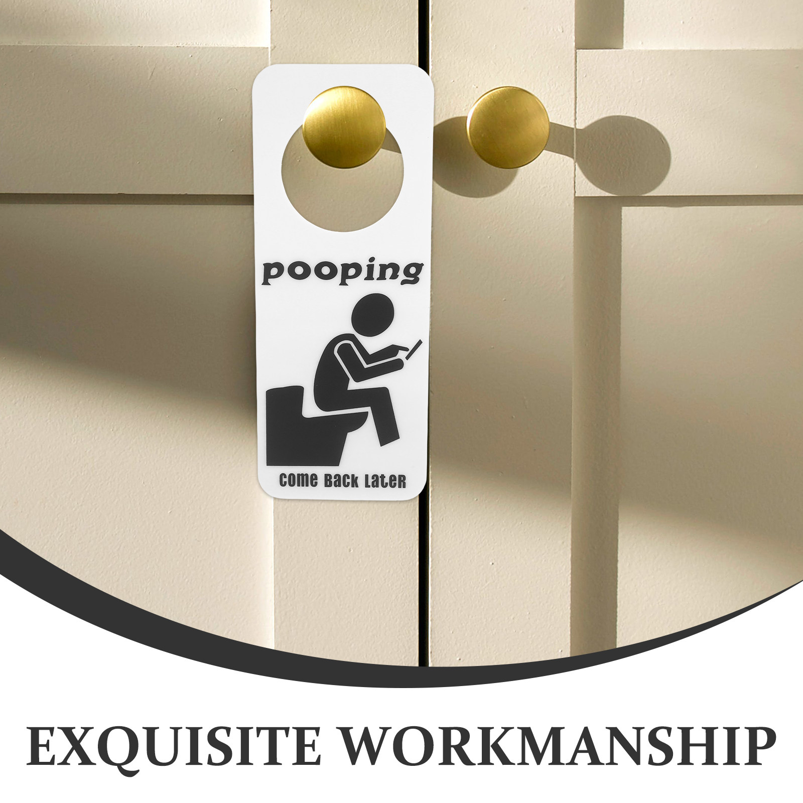 Bathroom Occupied Door Sign Fu - Home Bathroom Occupied Sign ulasan dan harga