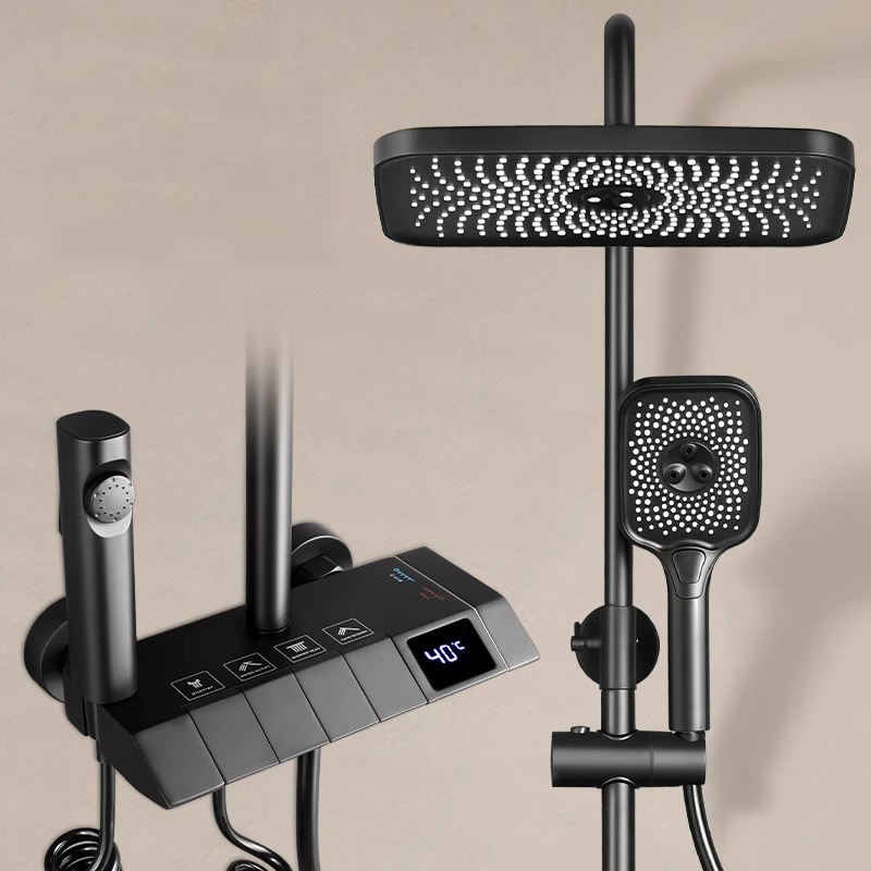 Shower Set,Luxury Bathroom Wal - Shower Head Rain ulasan dan harga