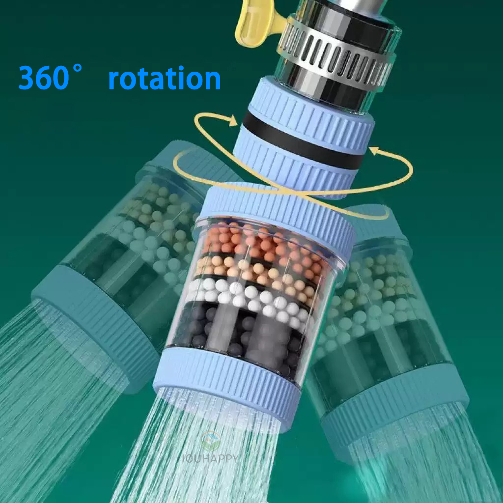 6 Layers Faucet Water Filter U - Shower Head Rain ulasan dan harga